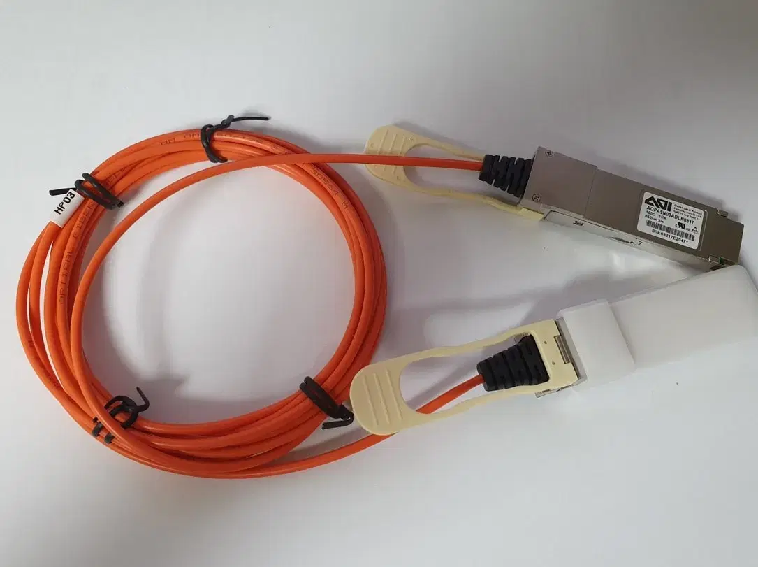 100G QSFP28 AOC 3M 케이블 - 모듈일체형 광케이블